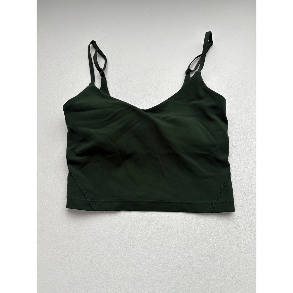 Lululemon Align V Neck Tank Top Dark Green Size‎ 2